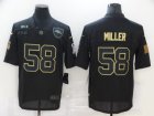 Nike Broncos #58 Von Miller Black 2020 Salute To Service Limited Jersey