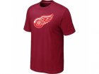 NHL Detroit Red Wings Big & Tall Logo Red T-Shirt