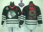 nhl jerseys chicago blackhawks #9 hull black ice[2013 stanley cup][patch A]