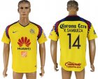 2018-19 Club America 14 R. SAMBUEZA Third Away Thailand Soccer Jersey