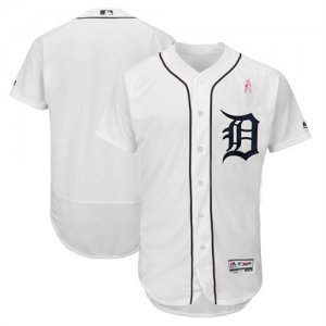 Detroit Tigers Blank Whites 2018 Mother\'s Day Flexbase Jersey