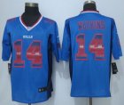 2015 New Nike Buffalo Bills #14 Watkins Blue Strobe Jerseys(Limited)