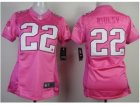 Nike Women New England Patriots #22 Stevan Ridley Pink Love Jerseys