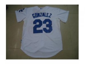 mlb jerseys los angeles dodgers #23 gonzalez white[gonzalez]