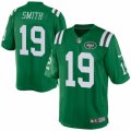 Mens Nike New York Jets #19 Devin Smith Limited Green Rush NFL Jersey