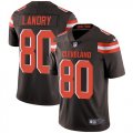 Nike Browns #80 Jarvis Landry Brown Vapor Untouchable Limited Jersey