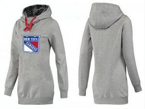 NHL Women New York Rangers Logo Pullover Hoodie 8