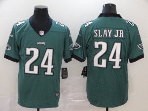 Nike Eagles #24 Darius Slay Jr Green Vapor Untouchable Limited Jersey