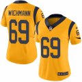 Women's Nike Los Angeles Rams #69 Cody Wichmann Limited Gold Rush NFL Jersey