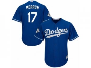 Youth Majestic Los Angeles Dodgers #17 Brandon Morrow Replica Royal Blue Alternate 2017 World Series Bound Cool Base MLB Jersey