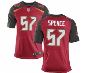 Men\'s Nike Tampa Bay Buccaneers #57 Noah Spence Elite Red Team Color NFL Jersey