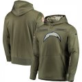 Nike Chargers Olive Salute To Service Mens Pullove Hoodie