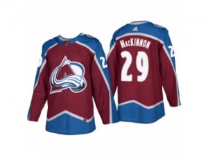 Mens adidas Colorado Avalanche #29 Nathan MacKinnon 2017-2018 Season Home Jersey