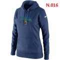 Women NEW Jacksonville Jaguars Heart & Soul Pullover Hoodie Light blue