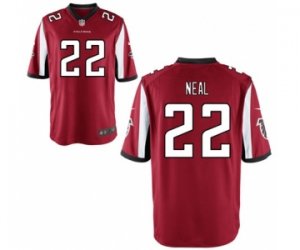 Mens Nike Atlanta Falcons #22 Keanu Neal Game Red Team Color NFL Jersey