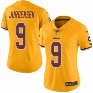 Women\'s Nike Washington Redskins #9 Sonny Jurgensen Limited Gold Rush NFL Jersey