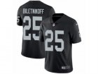 Mens Nike Oakland Raiders #25 Fred Biletnikoff Vapor Untouchable Limited Black Team Color NFL Jersey