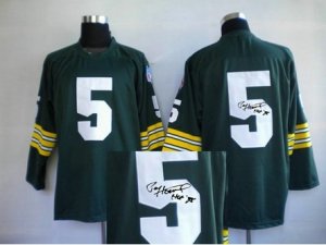 Green Bay Packers 5# Green throwback Jersey(Signed Elite)