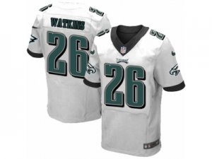 Men Nike Philadelphia Eagles #26 Jaylen Watkins Elite White NFL Jersey