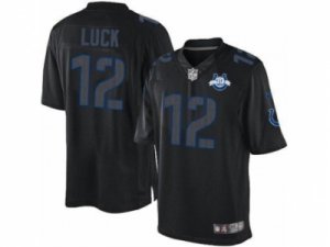 Nike Indianapolis Colts #12 Andrew Luck black(Impact Limited 30th Seasons Patch)