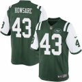 Mens Nike New York Jets #43 Julian Howsare Limited Green Team Color NFL Jersey