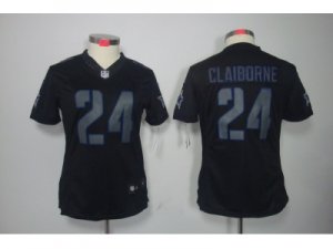 Nike Womens Dallas cowboys #24 Morris Claiborne black jerseys[impact limited]