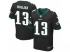 Mens Nike Philadelphia Eagles #13 Mack Hollins Elite Black Alternate NFL Jersey