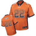 Nike Chicago Bears #22 Matt Forte Orange Jersey(Elite Drift Fashion)