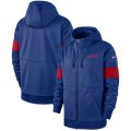 Buffalo Bills Nike Sideline Performance Full Zip Hoodie Royal