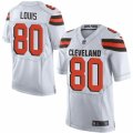 Mens Nike Cleveland Browns #80 Ricardo Louis Limited White NFL Jersey