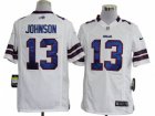 Nike NFL buffalo bills #13 johnson white Game Jerseys