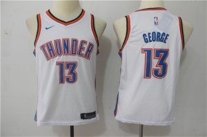 Thunder #13 Paul George White Nike Youth Swingman Jersey