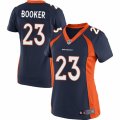 Women's Nike Denver Broncos #23 Devontae Booker Limited Navy Blue Alternate NFL Jersey