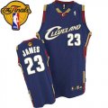 Youth Adidas Cleveland Cavaliers #23 LeBron James Swingman Gold 2016 The Finals Patch NBA Jersey