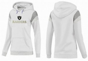 Women Oakland Raiders Logo Pullover Hoodie-055