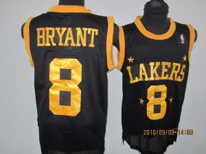 nba los angeles lakers #8 bryant black[gold number]