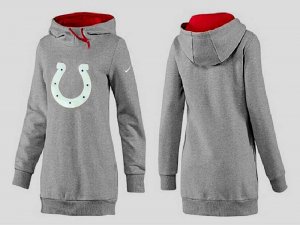 Women Indianapolis Colts Logo Pullover Hoodie-052