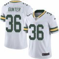 Mens Nike Green Bay Packers #36 LaDarius Gunter Limited White Rush NFL Jersey