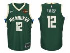Nike NBA Milwaukee Bucks #12 Jabari Parker Jersey 2017-18 New Season Green Jersey