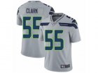 Mens Nike Seattle Seahawks #55 Frank Clark Vapor Untouchable Limited Grey Alternate NFL Jersey