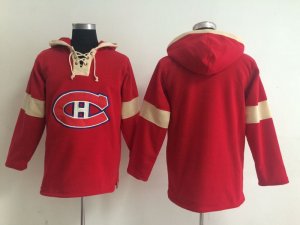 NHL montreal canadiens blank red jersey[pullover hooded sweatshirt]