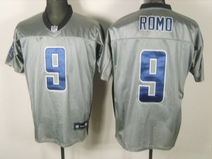 nfl dallas cowboys #9 romo gray shadow