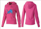 Women Detroit Lions Logo Pullover Hoodie-036