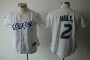 MLB Women Jerseys toronto blue jays #2 hill white