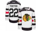 Mens Reebok Chicago Blackhawks #22 Jordin Tootoo Authentic White 2016 Stadium Series NHL Jersey
