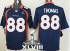 Nike Denver Broncos #88 Demaryius Thomas Navy Blue Alternate Super Bowl XLVIII NFL Limited Jersey