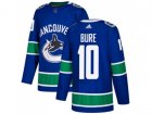 Youth Adidas Vancouver Canucks #10 Pavel Bure Blue Home Authentic Stitched NHL Jersey