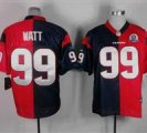 Nike Texans #99 J.J. Watt With Hall of Fame 50th Patch NFL Elite Jersey