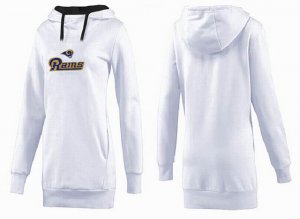 Women St. Louis Rams Logo Pullover Hoodie-013