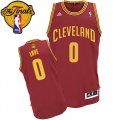 Men's Adidas Cleveland Cavaliers #0 Kevin Love Swingman Wine Red Road 2016 The Finals Patch NBA Jersey